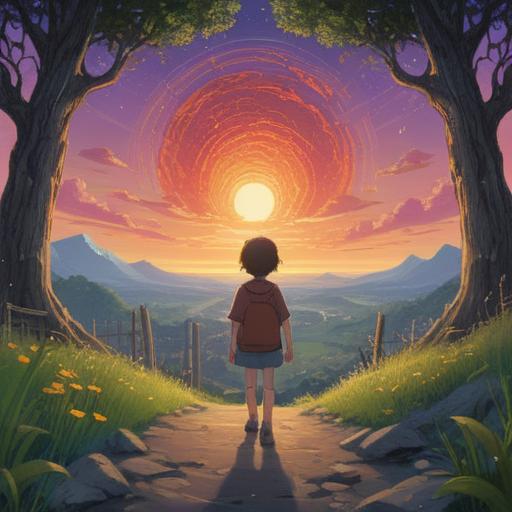 A thought-provoking illustration depicting a strained parent-child relationship, symbolic elements representing spirituality and hope, a serene landscape in the background, gentle light breaking through dark clouds, ethereal symbols like butterflies and glowing orbs, emotional expressions conveying longing and reconciliation, contrasting colors to signify tension and peace, 4k