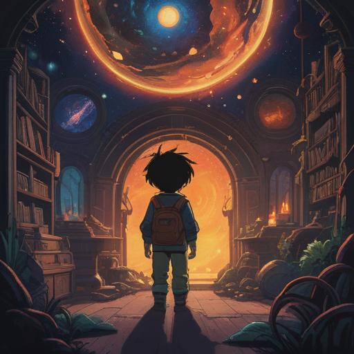 A thought-provoking illustration depicting a cosmic connection between a parent and child, contrasting dark shadows signifying conflict, bright light representing spiritual growth, ethereal symbols of transformation and healing, serene background with expansive skies, gentle energy radiating from the figures, vibrant colors depicting emotions, meaningful gestures and expressions, 4k