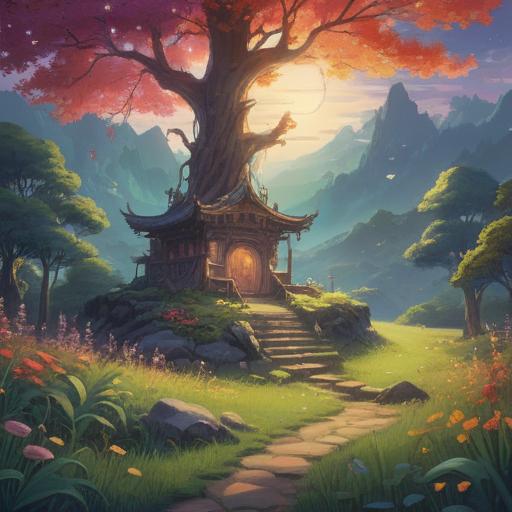 A serene and reflective scene depicting the spiritual meaning of receiving wisdom after the death of a parent, ethereal light illuminating a tranquil landscape, a figure in quiet contemplation, surrounded by symbols of remembrance, soft clouds floating overhead, gentle waves in the background, a sense of peace and acceptance, 4k