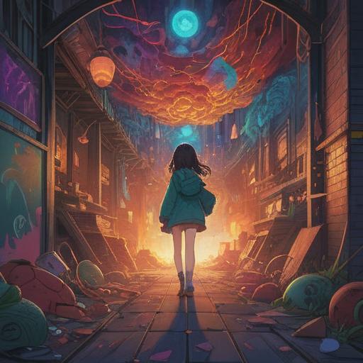 A spiritual representation of the feeling of disliking one's parents, abstract emotions, contrasting colors to depict conflict, ethereal elements symbolizing inner turmoil, a figure in contemplation surrounded by shadows, symbolic imagery reflecting detachment and healing, 4k