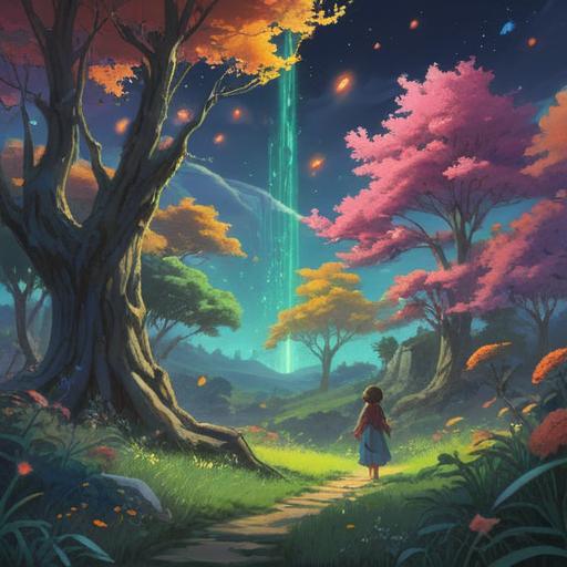 A serene scene depicting a moment of divine favor, ethereal light illuminating a tranquil landscape, a figure experiencing a spiritual connection, symbols of harmony and positivity surrounding them, a gentle breeze carrying whispers of encouragement, vibrant colors reflecting a sense of joy and enlightenment, a soft glow emphasizing the significance of the moment, 4k