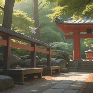 神社参拝で鳩と出会った時のスピリチュアルな意味を解説