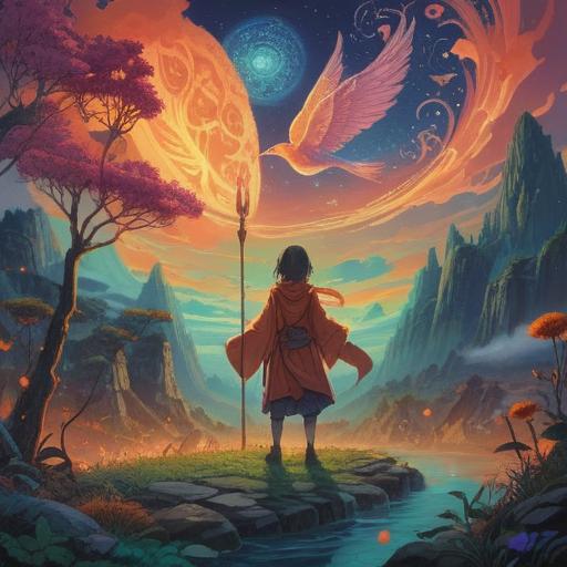 A mystical illustration depicting spiritual signs to be aware of during a divine state, ethereal glow, intricate symbols in the air, serene landscape, calming colors, presence of divine energy, subtle details reflecting enlightenment, harmonious atmosphere, 4k