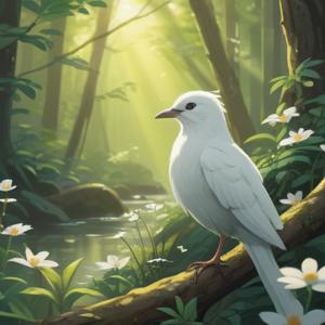 真っ白な鳥に出会った時のスピリチュアルな意味を解説