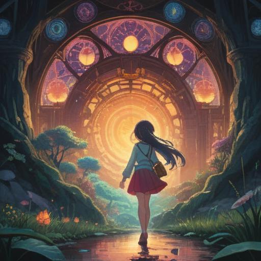 A straight individual with a serene expression, surrounded by ethereal light, symbols of positivity and spiritual signs in the air, gentle nature elements like trees and flowing water, radiant energy emanating from their hands, uplifting atmosphere, harmonious color palette, 4k