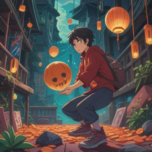 A bright and uplifting scene depicting a person performing a lucky action to stay true to themselves, surrounded by symbols of positivity and authenticity, vibrant colors, joyful expressions, a serene park setting, sunlight filtering through trees, elements of nature representing growth and self-discovery, encouraging atmosphere, 4k