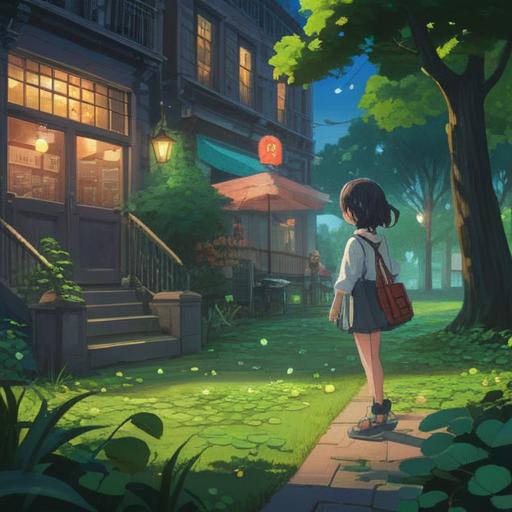 A vibrant illustration capturing the essence of everyday lucky signs, a person noticing a subtle four-leaf clover in a bustling city park, bright sunlight filtering through trees, cheerful and optimistic atmosphere, everyday life moments filled with joy, detailed elements like smiling passersby and blooming flowers, 4k