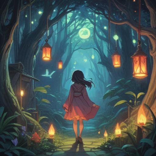 A serene and mystical illustration, luminous spiritual symbols floating in a tranquil space, characters observing the signs with curiosity, soft ethereal glow, nature elements intertwined, reflective water surface, contemplative atmosphere, vibrant colors, symbolism of transformation and awareness, 4k