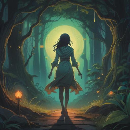 A symbolic illustration representing spiritual signs when ignoring the inner voice, ethereal glow, surreal elements, contrasting shadows, a figure standing at a crossroads, surrounded by floating symbols, deep introspection, mystical atmosphere, vibrant colors, thought-provoking imagery, 4k