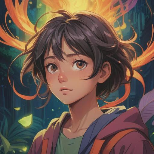 A serene illustration depicting a person surrounded by a soft glow, eyes wide open yet calm, ethereal energy surrounding them, symbolizing enlightenment and spiritual awakening, tranquil landscape in the background, vibrant colors illuminating the scene, a hint of dreamlike quality, peaceful expression, representing a state of mindfulness, 4k