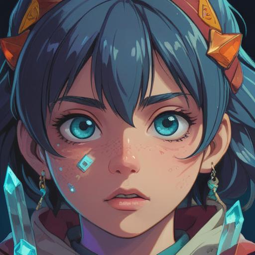 A close-up of a person's face with a noticeable pimple beneath their lip, a bright and vibrant lucky crystal glowing nearby, detailed skin texture, contrasting emotions of frustration and hope, soft lighting highlighting the skin imperfections, an aura of positivity emanating from the crystal, 4k