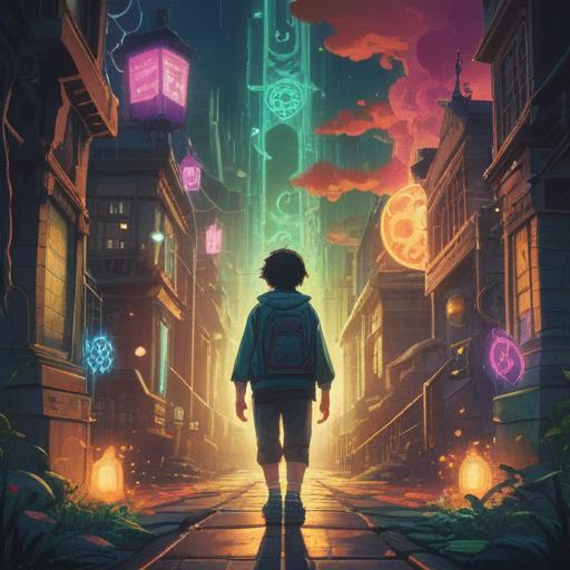 A spiritual scene depicting a person standing at a crossroads, feeling uncertain yet enlightened, surrounded by glowing symbols of intuition and trust, ethereal light guiding the way, a mix of shadow and illumination, a serene and introspective atmosphere, signs of growth and self-discovery, vibrant colors blending softly, mystical elements in the background, 4k