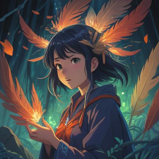 A mystical scene depicting various spiritual signs to be mindful of during moments of change, ethereal lights illuminating the surroundings, subtle symbols like feathers, angel numbers, and chakras, a serene landscape with a tranquil sky, sacred geometry softly integrated into the background, a sense of awareness and guidance, vibrant colors reflecting positivity, 4k