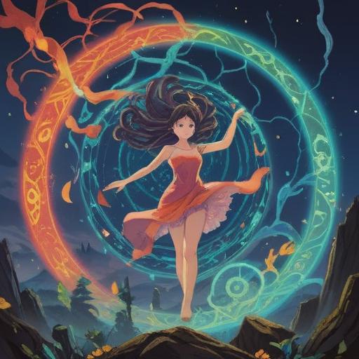 A vibrant and ethereal representation of interconnectedness, diverse people reaching out with glowing communication lines, symbols of spirituality like chakras and mandalas in the background, a sense of unity and love, serene expressions, warm light illuminating the scene, abstract and dreamlike atmosphere, 4k