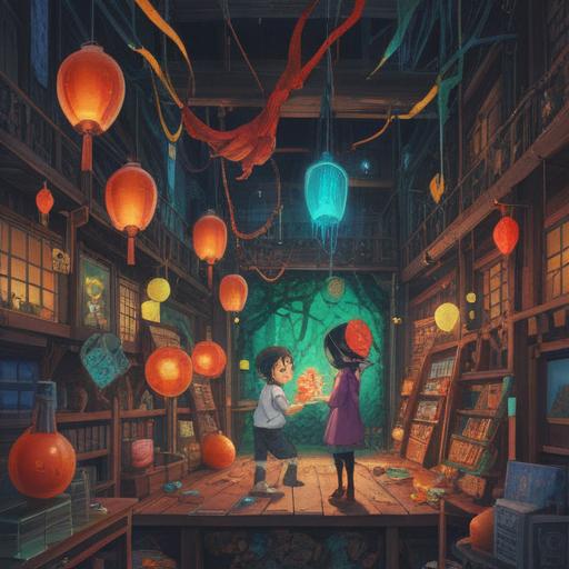 A collection of diverse people reaching out to share their messages, intertwined threads symbolizing communication, bright and colorful lucky items, each representing a unique story, a magical atmosphere of revelation and connection, vibrant energy, 4k