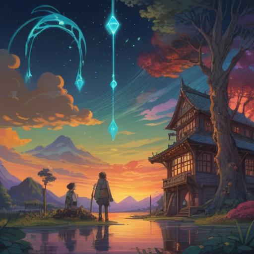 A spiritual lucky charm to improve workplace relationships, vibrant colors, mystical symbols, positive energy flow, harmonious environment, diverse coworkers sharing smiles, uplifting atmosphere, soft light, intricate details, 4k