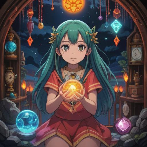 A vibrant and uplifting illustration, showcasing various lucky accessories such as a charm bracelet, gemstone necklace, and lucky coin, each glowing with a positive aura, set against a workplace background with a subtle hint of tension, bright colors, inspirational energy, elegant details, 4k