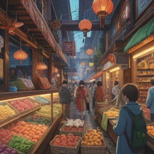 A thoughtful illustration depicting spiritual signs to watch for when impulsively shopping, an ethereal aura around a shopper in a bustling market, subtle hints of intuition manifesting as glowing symbols above their head, contrasting emotions illustrated through their facial expression, vibrant colors reflecting the chaos of consumerism, serene background to highlight the importance of mindfulness, detailed reflections in store windows, 4k