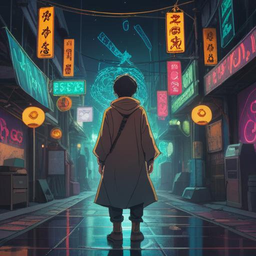 A serene illustration depicting a person standing at a crossroads, surrounded by luminous signs symbolizing spiritual guidance, ethereal light illuminating their face, a gentle breeze moving through the scene, lush nature in the background, a feeling of calm amidst uncertainty, symbols of growth and transformation, 4k
