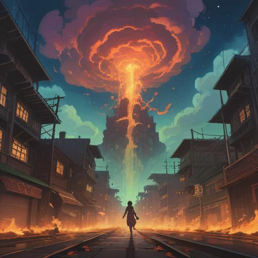 A mystical scene depicting spiritual signs when sensing a burnt smell, ethereal glow, soft, swirling mist, symbolic representations of warning, subtle hints of ancient wisdom, serene forest background, twilight ambiance, gentle light filtering through trees, mysterious aura, 4k