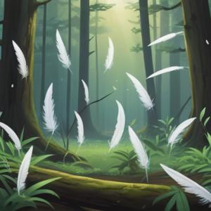 小さい白い羽を見た時のスピリチュアルな意味を解説