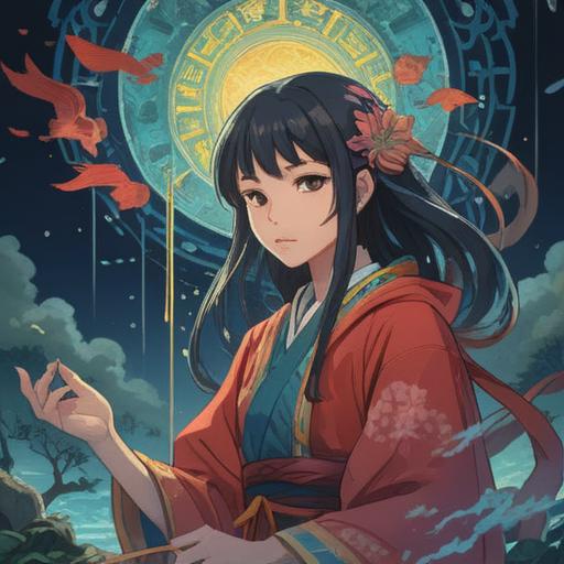 A spiritual illustration representing the theme of