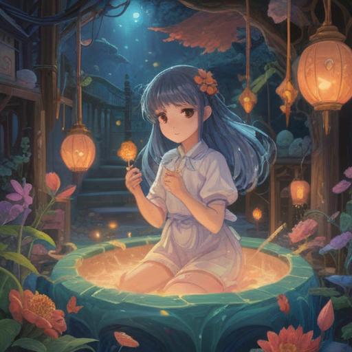 A serene and mystical scene depicting the spiritual signs to be aware of when a girl is born, soft ethereal lighting, gentle pastel colors, symbols representing intuition and protection, a luminous aura surrounding a newborn girl, elements of nature such as flowers and stars, guardians watching over, peaceful and loving atmosphere, conveying a sense of hope and blessings, 4k