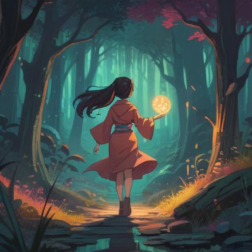 A serene and ethereal scene portraying the spiritual significance of assistance, a glowing figure extending a hand towards a person in need, surrounded by gentle light and soft, floating orbs, harmonious colors reflecting tranquility, a peaceful garden setting with vibrant flowers and trees, conveying a sense of support and enlightenment, dreamlike atmosphere, uplifting energy, 4k