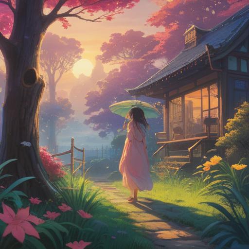 A serene and mystical scene depicting the concept of nostalgia during a first encounter, soft ethereal light, gentle colors blending together, two figures meeting in a tranquil forest setting, surrounded by glowing orbs symbolizing spiritual signs, warm and inviting atmosphere, emphasizing connection, with intricate details in the foliage and background, 4k