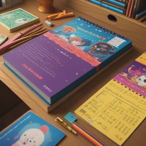 A collection of various objects neatly organized on a desk, documents stacked and labeled, a calendar marking important dates, colorful sticky notes with ideas, a laptop displaying a well-structured report, a cup of coffee beside it, bright and tidy workspace, inviting atmosphere, productivity theme, 4k