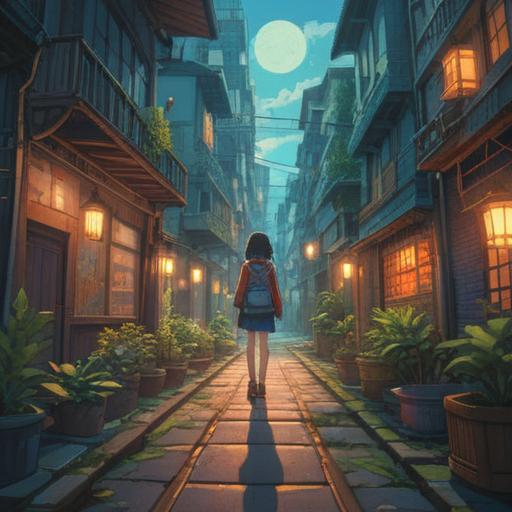 A serene and uplifting scene representing the spiritual signs of returning to a previous job, glowing light symbolizing hope and new beginnings, harmonious colors in a tranquil setting, a person standing at a crossroads with a confident expression, surrounded by ethereal symbols of guidance and strength, nature elements representing growth and renewal, joyful atmosphere, 4k