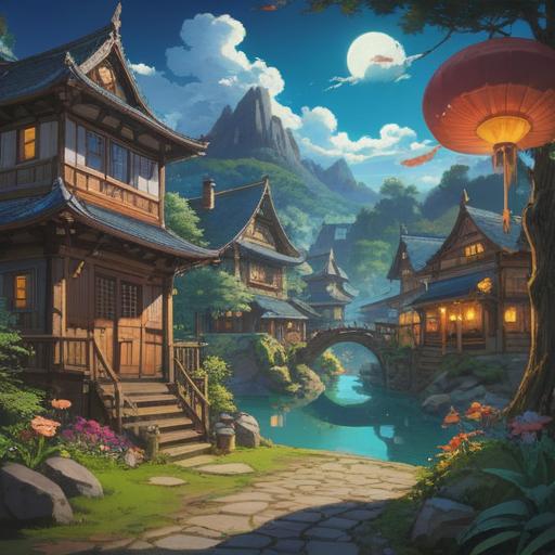 A serene landscape illustrating spiritual signs to consider when choosing a place to live, vibrant natural elements, symbolic representations of intuition and guidance, a tranquil home surrounded by nature, ethereal light illuminating paths, symbolic animals depicting guidance, harmonious colors, inviting atmosphere, mindfulness in living spaces, 4k