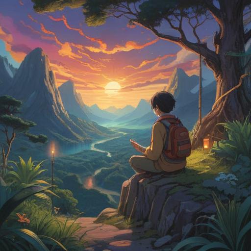 A serene illustration depicting spiritual signs to heed during job hunting, featuring a person observing subtle signs in nature, ethereal glow surrounding symbolic elements like butterflies and feathers, tranquil ambiance reflecting introspection, vibrant colors emphasizing hopeful vibes, detailed foreground and background, 4k