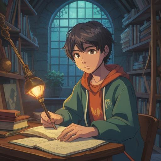 A serene and uplifting illustration of a young job seeker receiving supportive guidance, a mentor figure offering encouragement, a bright and hopeful environment, symbolic elements like a sunrise representing new beginnings, light shining through trees, a calm and focused expression on the job seeker's face, 4k