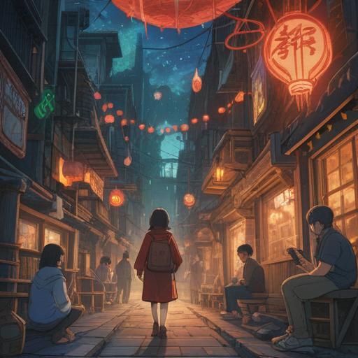 A mystical illustration of spiritual signs in everyday life, people observing their surroundings, subtle glowing symbols in the environment, diverse individuals reacting with curiosity and wonder, hands reaching out toward the signs, ethereal atmosphere, vibrant colors, intricate details, engaging expressions, 4k