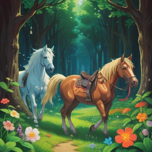 A cheerful and vibrant illustration depicting lucky charms associated with improving oral health, various colorful lucky items like four-leaf clovers and horseshoes, a friendly character with a slight underbite smiling confidently, a sunny background with sparkling effects, warm and inviting atmosphere, detailed textures, 4k