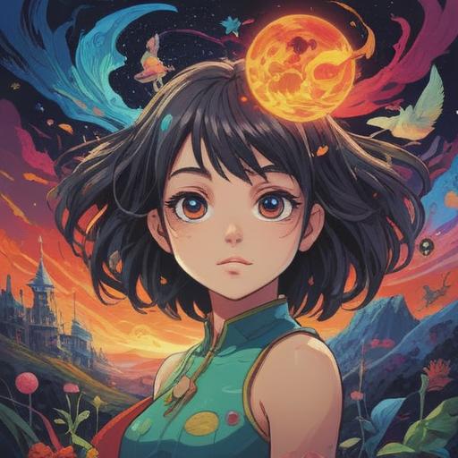 A conceptual illustration representing the connection between mind and body, featuring skincare elements, a serene atmosphere, vibrant colors, abstract representations of clear skin, calming nature elements, integrating holistic wellness symbols, emphasizing confidence and self-care, 4k