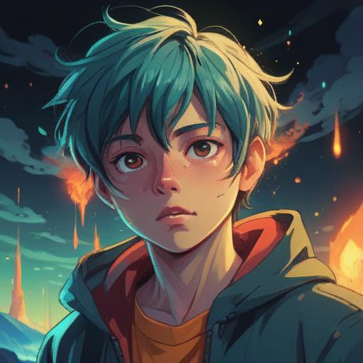 A spiritual and insightful illustration depicting a person with a noticeable pimple on their neck, surrounded by a glowing aura, warm light illuminating their face, serene expression, symbolic elements like feathers and crystals in the background, ethereal atmosphere, deep connection to self-discovery, 4k