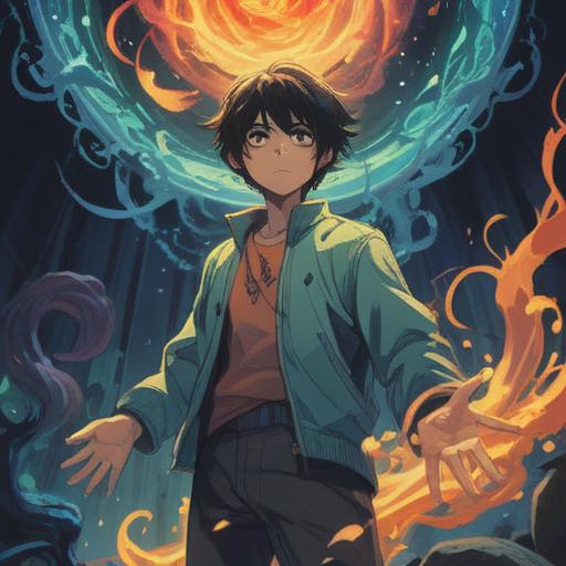 A serene and ethereal illustration of a figure experiencing the sensation of heavy neck, surrounded by swirling mystical energies, soft light glowing around them, symbols of spiritual awakening in the background, a sense of introspection and deep connection to the universe, calming color palette, tranquil atmosphere, intricate details suggesting weight and burden, spiritual elements like feathers or orbs, 4k