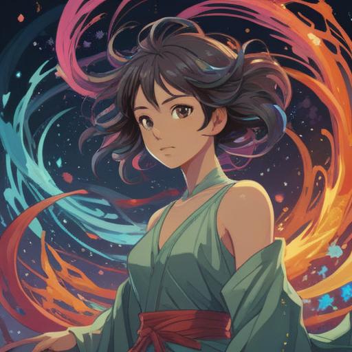 A serene scene depicting an ethereal figure, gentle aura surrounding the shoulders and neck, symbolic representations of tension such as swirling energy, soft light illuminating the pain area, a peaceful landscape in the background, spiritual symbols subtly integrated, healing vibes, mindfulness and awareness, calming color palette, 4k