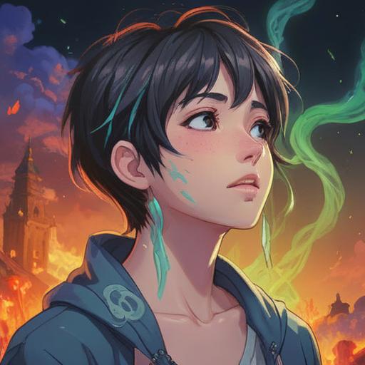 A serene and mystical scene depicting a person's neck with healing marks, glowing softly, surrounded by ethereal light, symbolic representations of spiritual growth, a tranquil atmosphere, gentle nature elements in the background, conveying a sense of hope and positivity, vibrant colors, 4k