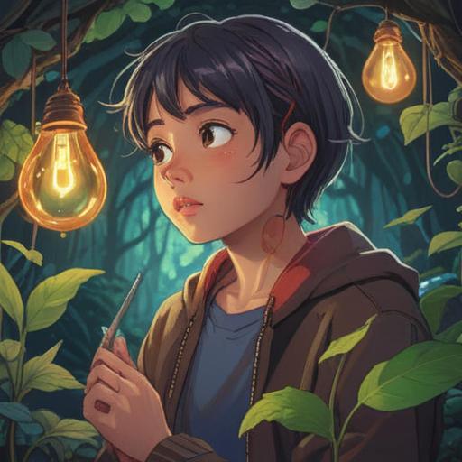 A mystical illustration depicting a person discovering a mole on their neck, surrounded by ethereal symbols, soft glowing lights, nature elements like leaves and flowers, an aura of awakening and awareness, serene expression, vibrant colors, spiritual energy, dreamlike atmosphere, 4k