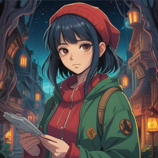 A creative self-portrait exploring personal style, featuring unique beauty marks harmoniously integrated, showcasing diverse fashion choices and accessories, vibrant colors, joyful expression, artistic background elements symbolizing individuality, 4k