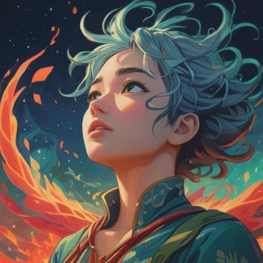 A close-up illustration of a person with a growth on their neck, symbolic representation of spiritual awakening, ethereal light emanating from the growth, surrounded by soft aura colors, serene expression, mystical background with subtle symbols of spirituality, harmony between body and spirit, 4k