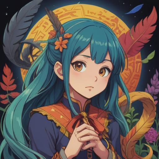 A whimsical and colorful illustration featuring a variety of lucky items for soothing an itchy neck, such as a gentle feather, a soothing herbal pouch, a lucky charm, and a cozy scarf, set against a cheerful background with playful elements, bright colors, an inviting atmosphere, charming character interactions, 4k