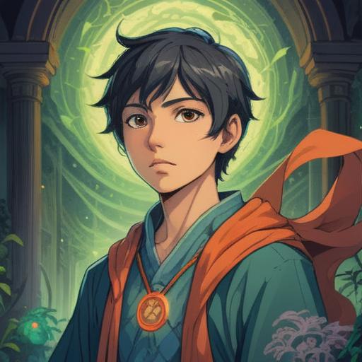 A serene illustration depicting a person with an elongated neck, symbolizing spiritual enlightenment, surrounded by ethereal light, representing wisdom and growth, floating lotus flowers in the background, gentle colors, peaceful expression, harmonious atmosphere, 4k