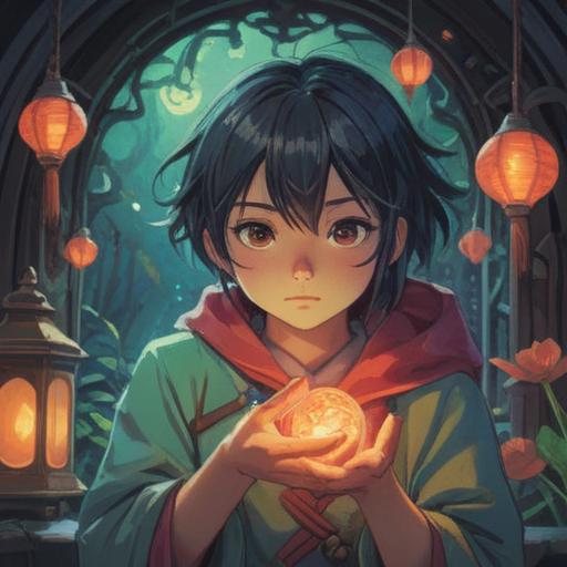 A serene and ethereal illustration, gentle light surrounding a person holding their wrist, a soft glow emanating from the wrist, symbols of spiritual healing in the background, tranquil atmosphere, nature elements like blooming flowers and flowing water, harmony between body and spirit, pastel colors, detailed yet calming scenery, uplifting symbolism, 4k