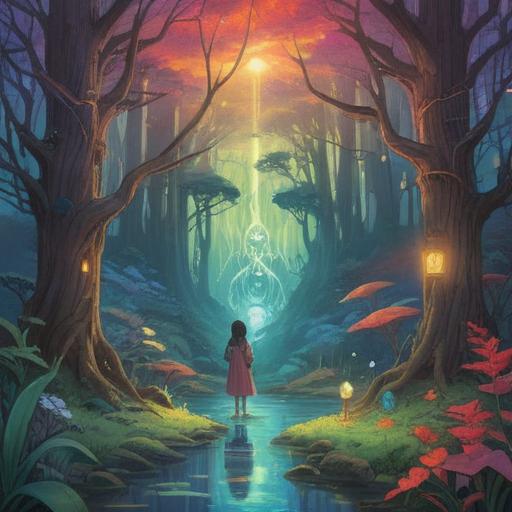 A serene and mystical illustration, hands surrounded by glowing energy, symbolic representations of healing, ethereal aura, nature elements intertwining with the hands, vibrant colors, soft light emanating from the fingertips, healing crystals and herbs in the background, peaceful and soothing atmosphere, spiritual growth and protection, 4k