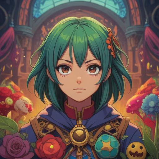 A beautifully crafted lucky charm design, featuring intricate details, vibrant colors, elements symbolizing protection and strength, surrounded by healing herbs, a comforting atmosphere, evoking a sense of safety and positivity, 4k