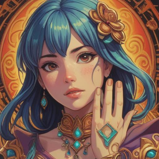 A serene illustration of a spiritual lucky charm designed to relieve eczema on hands, featuring a beautifully crafted amulet with intricate patterns, surrounding elements like calming crystals and gentle light, an atmosphere of healing and tranquility, soft pastel colors, delicate details, soothing background, 4k